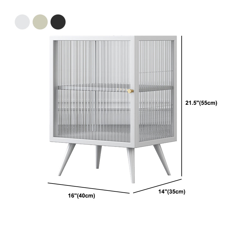Las puertas modernas incluían la mesita de noche de metal de la cama con las piernas para el dormitorio