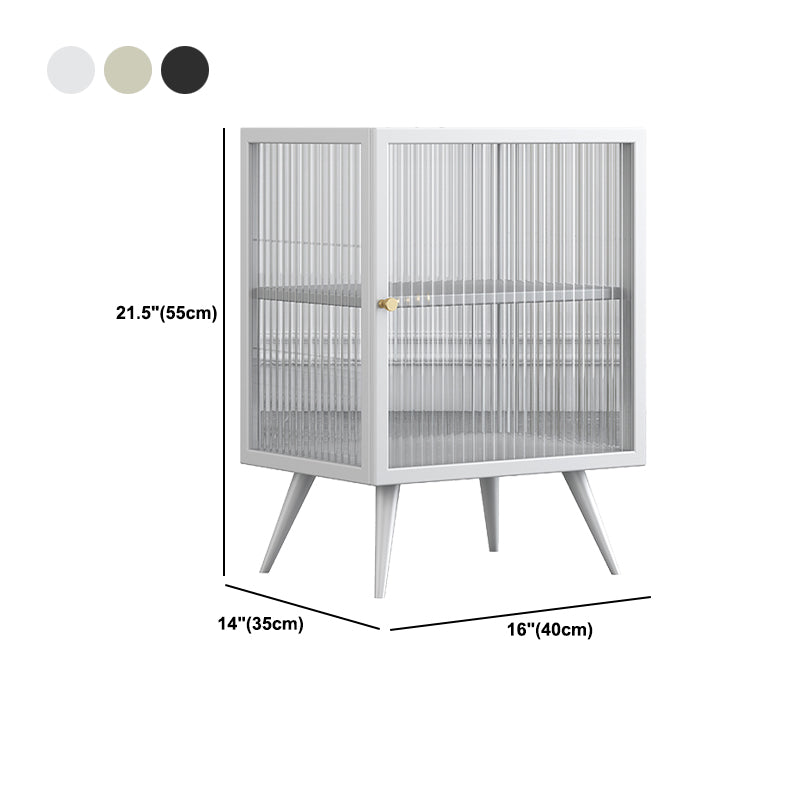 Las puertas modernas incluían la mesita de noche de metal de la cama con las piernas para el dormitorio