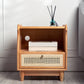 1 Drawer Night Table Modern Solid Wood Nightstand ,20.5" Tall Clearhalo 'Bedroom Furniture' 'furn' 'furn_night_stand' 'Furniture' 'night_stand' 'Nightstands' 6036638