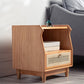 1 Drawer Night Table Modern Solid Wood Nightstand ,20.5" Tall Clearhalo 'Bedroom Furniture' 'furn' 'furn_night_stand' 'Furniture' 'night_stand' 'Nightstands' 6036640