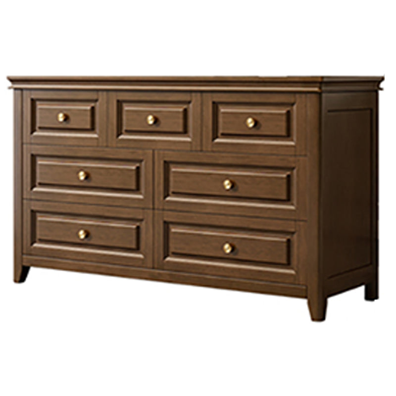 Traditional Dresser Solid Wood Storage Chest with 4/6/7 Drawers 7 Clearhalo 'Bedroom Furniture' 'Dressers & Chests' 'dressers_chests' 'furn' 'furn_dressers_chests' 'Furniture' 6036684