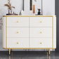 Glam Stone Bedroom Chest White 15" Wide Storage Chest with Drawers Clearhalo 'Bedroom Furniture' 'Dressers & Chests' 'dressers_chests' 'furn' 'furn_dressers_chests' 'Furniture' 6036732