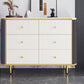 Glam Stone Bedroom Chest White 15" Wide Storage Chest with Drawers Black White 6 Clearhalo 'Bedroom Furniture' 'Dressers & Chests' 'dressers_chests' 'furn' 'furn_dressers_chests' 'Furniture' 6036733