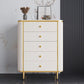 Glam Stone Bedroom Chest White 15" Wide Storage Chest with Drawers Clearhalo 'Bedroom Furniture' 'Dressers & Chests' 'dressers_chests' 'furn' 'furn_dressers_chests' 'Furniture' 6036734