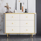 Glam Stone Bedroom Chest White 15" Wide Storage Chest with Drawers White-Gray 6 Clearhalo 'Bedroom Furniture' 'Dressers & Chests' 'dressers_chests' 'furn' 'furn_dressers_chests' 'Furniture' 6036735