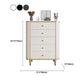 Glam Stone Bedroom Chest White 15" Wide Storage Chest with Drawers Clearhalo 'Bedroom Furniture' 'Dressers & Chests' 'dressers_chests' 'furn' 'furn_dressers_chests' 'Furniture' 6036744