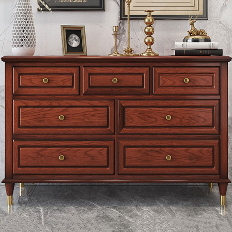 Glam Horizontale opbergkist 16.2 "Wide slaapkamer houten borst met laden