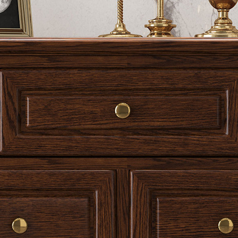 Glam Horizontale opbergkist 16.2 "Wide slaapkamer houten borst met laden