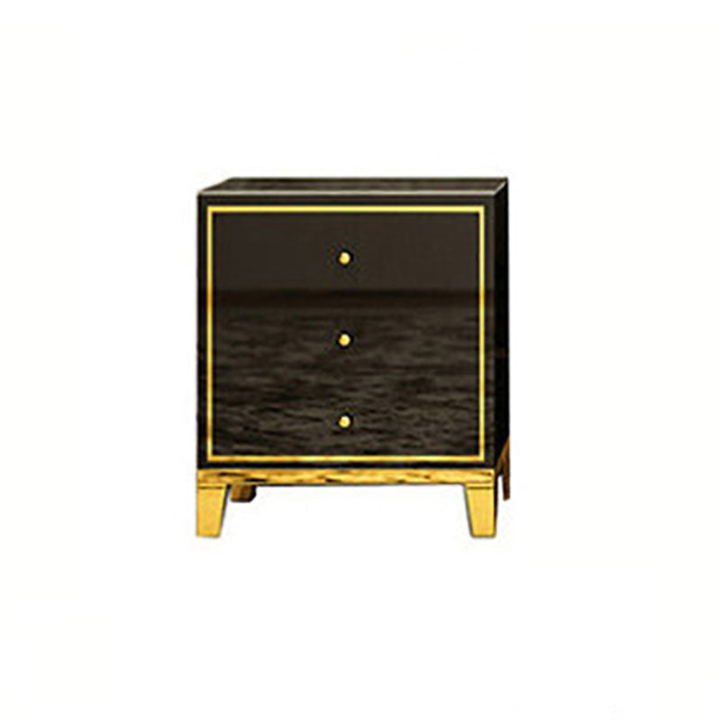 Slaapkamer glamour houten opbergkist verticale borst met laden