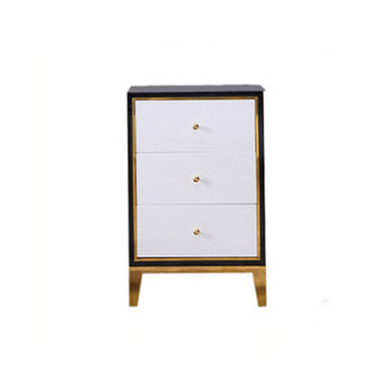 Slaapkamer glamour houten opbergkist verticale borst met laden