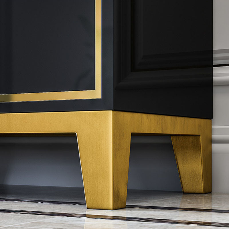 Slaapkamer glamour houten opbergkist verticale borst met laden