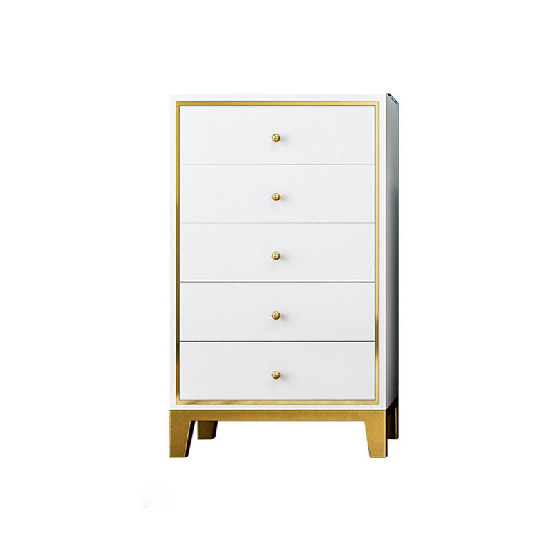 Slaapkamer glamour houten opbergkist verticale borst met laden