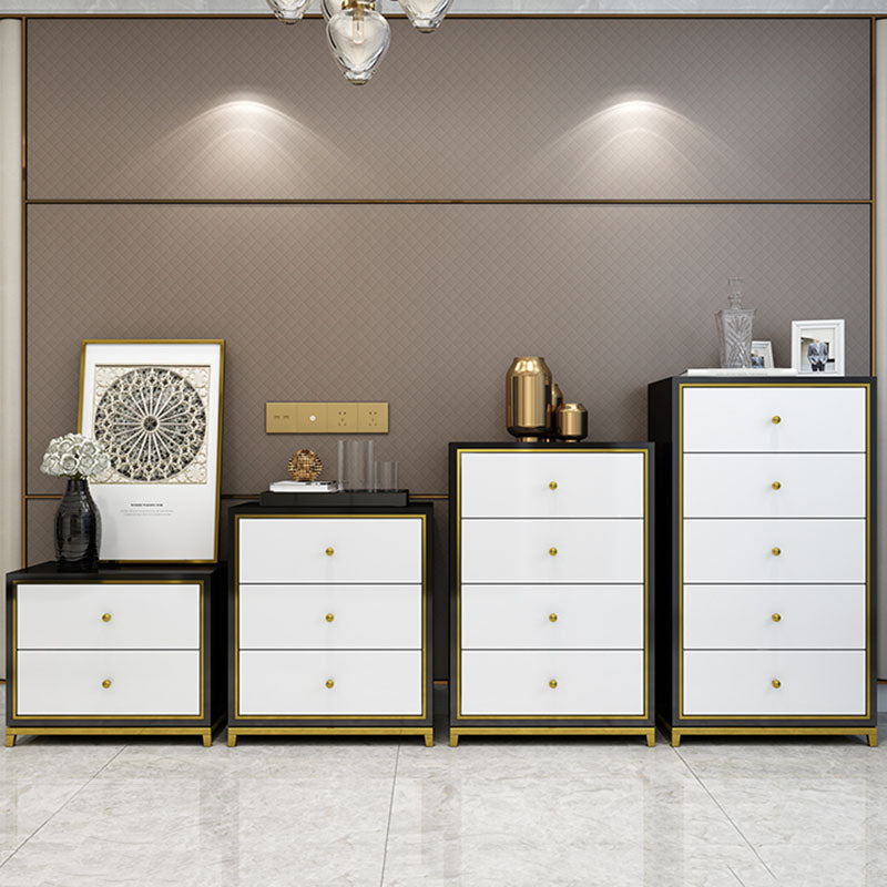 15,6-inch W Glam-dressoir vervaardigd houten opbergkast met 2/3/4/5 laden