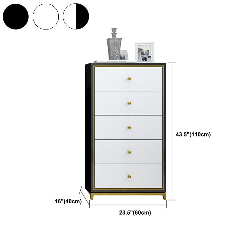 15,6-inch W Glam-dressoir vervaardigd houten opbergkast met 2/3/4/5 laden