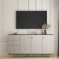 Glam Manufactured Wood TV Stand Bedroom TV Cabinet with 3 Drawers 71"L x 12"W x 36"H Clearhalo 'furn' 'furn_tv_stands_entertainment_centers' 'Furniture' 'Living Room Furniture' 'TV Stands & Entertainment Centers' 'TV Stands & Media Storage Furniture' 'tv_stands_entertainment_centers' 6036889