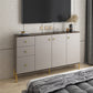 Glam Manufactured Wood TV Stand Bedroom TV Cabinet with 3 Drawers 63"L x 10"W x 36"H Clearhalo 'furn' 'furn_tv_stands_entertainment_centers' 'Furniture' 'Living Room Furniture' 'TV Stands & Entertainment Centers' 'TV Stands & Media Storage Furniture' 'tv_stands_entertainment_centers' 6036891
