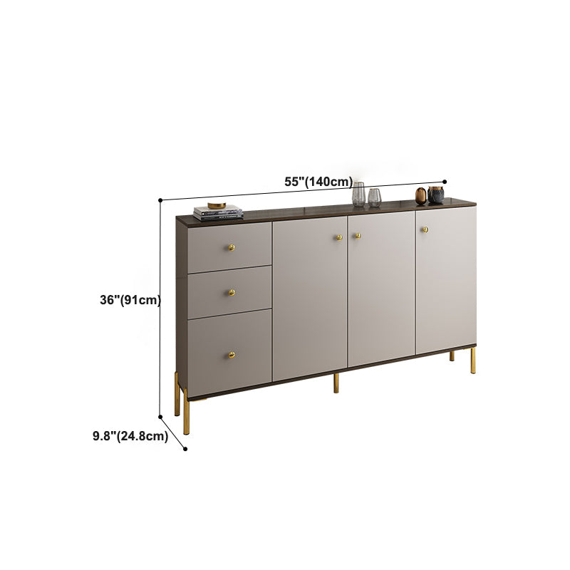 Glam Manufactured Wood TV Stand Bedroom TV Cabinet with 3 Drawers Clearhalo 'furn' 'furn_tv_stands_entertainment_centers' 'Furniture' 'Living Room Furniture' 'TV Stands & Entertainment Centers' 'TV Stands & Media Storage Furniture' 'tv_stands_entertainment_centers' 6036899