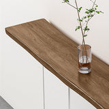 Console rettangolo contemporanea acrilica con console 11,8 ".