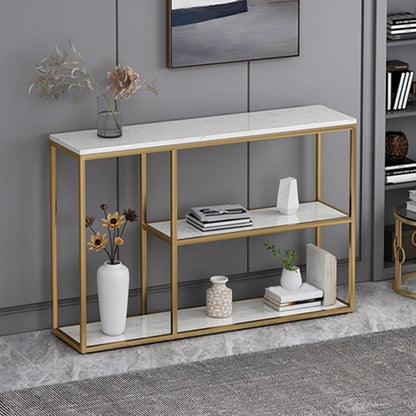 11,8 "W tavolo da stoccaggio della tabella terminale rettangolare tabella console glam