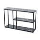 12 "W Modern Marble Console Table Accento resistente al pavimento Resistente Tavolo per Hall