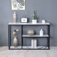 12 "W Modern Marble Console Table Accento resistente al pavimento Resistente Tavolo per Hall