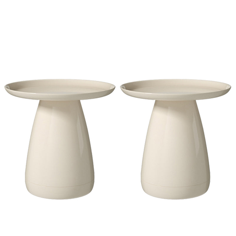 Armoire de chevet de plate-forme inférieure en acrylique moderne pour chambre à coucher