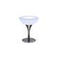 Polyethylene Round Table Industrial Style Restaurant Nightclub Lighting Bar Table 23.6"L x 23.6"W x 29.9"H Without Chairs Clearhalo 'Bar Furniture' 'Bar Tables' 'bar_tables' 'furn' 'furn_bar_tables' 'Furniture' 'Kitchen & Dining Furniture' 6037183