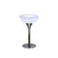 Polyethylene Round Table Industrial Style Restaurant Nightclub Lighting Bar Table 23.6"L x 23.6"W x 41.7"H Without Chairs Clearhalo 'Bar Furniture' 'Bar Tables' 'bar_tables' 'furn' 'furn_bar_tables' 'Furniture' 'Kitchen & Dining Furniture' 6037190
