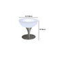 Polyethylene Round Table Industrial Style Restaurant Nightclub Lighting Bar Table Clearhalo 'Bar Furniture' 'Bar Tables' 'bar_tables' 'furn' 'furn_bar_tables' 'Furniture' 'Kitchen & Dining Furniture' 6037198
