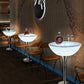 Polyethylene Round Table Industrial Style Bar Lighted Bar Table