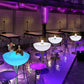 Polyethylene Round Table Industrial Style Bar Lighted Bar Table