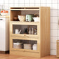 Server da pranzo in legno con porte di vetro moderno server buffet per cucina
