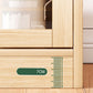 Server da pranzo in legno con porte di vetro moderno server buffet per cucina