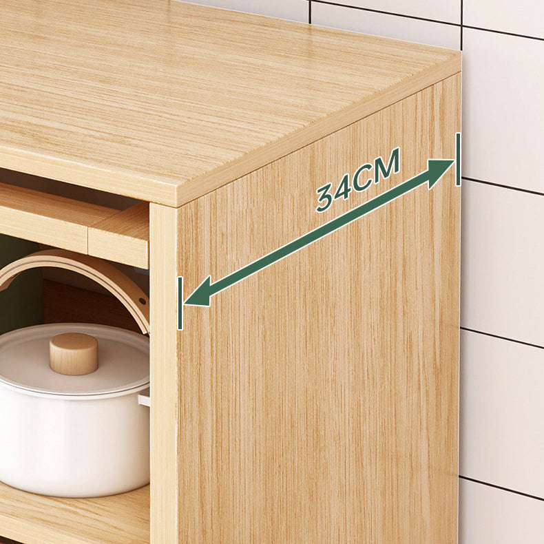 Server da pranzo in legno con porte di vetro moderno server buffet per cucina