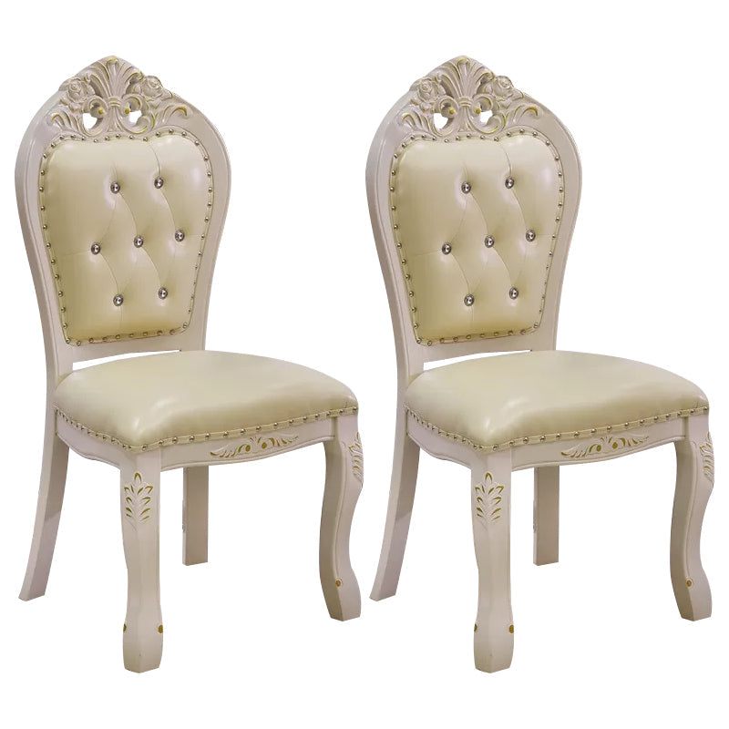 ビクトリアスタイルの長方形テーブルセット1/2/5ピース家に向けてダイニングセット