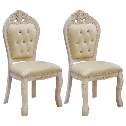 ビクトリアスタイルの長方形テーブルセット1/2/5ピース家に向けてダイニングセット