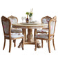 Victoria Round Table Set 1/2/5 Pieces Dining Set for Home Use Clearhalo 'Dining Room Sets' 'Dining Tables & Seating' 'dining_room_set' 'furn' 'furn_dining_room_set' 'Furniture' 'Kitchen & Dining Furniture' 6037643