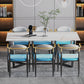 Modern Rectangle Stone Table Set 1/2/7 Pieces Dining Set for Kitchen Clearhalo 'Dining Room Sets' 'Dining Tables & Seating' 'dining_room_set' 'furn' 'furn_dining_room_set' 'Furniture' 'Kitchen & Dining Furniture' 6037689