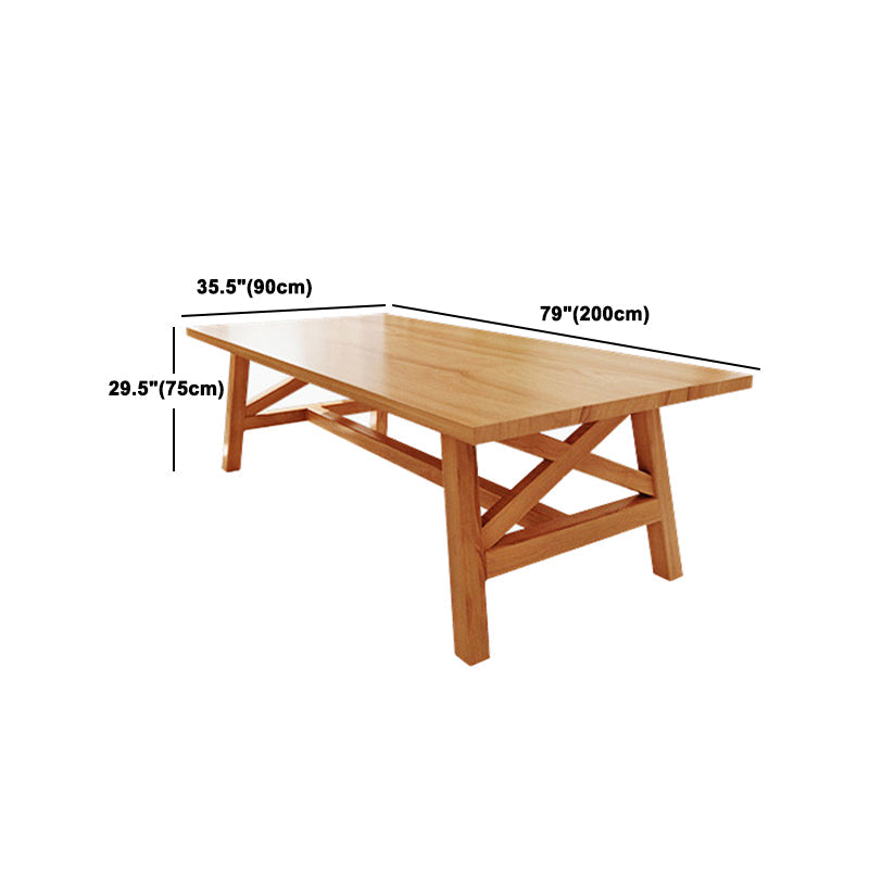 Moderno 1/2/7 pezzi rettangolare set da pranzo in legno massiccio con sedie in legno