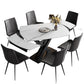 Modern Style Rectangle Stone Table Set 1/2/7 Pieces Dining Set for Kitchen