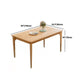 Modern Style Rectangle Wooden Table Set 1/2/7 Pieces Dining Set for Kitchen
