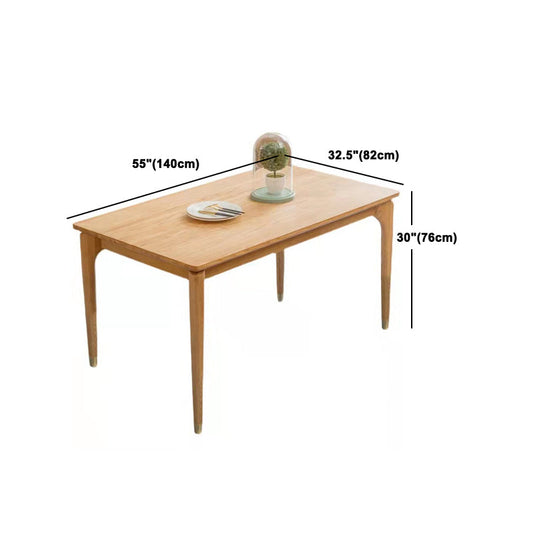 Juego de mesa de madera rectangular de estilo moderno 1/2/7 piezas de comedor para cocina