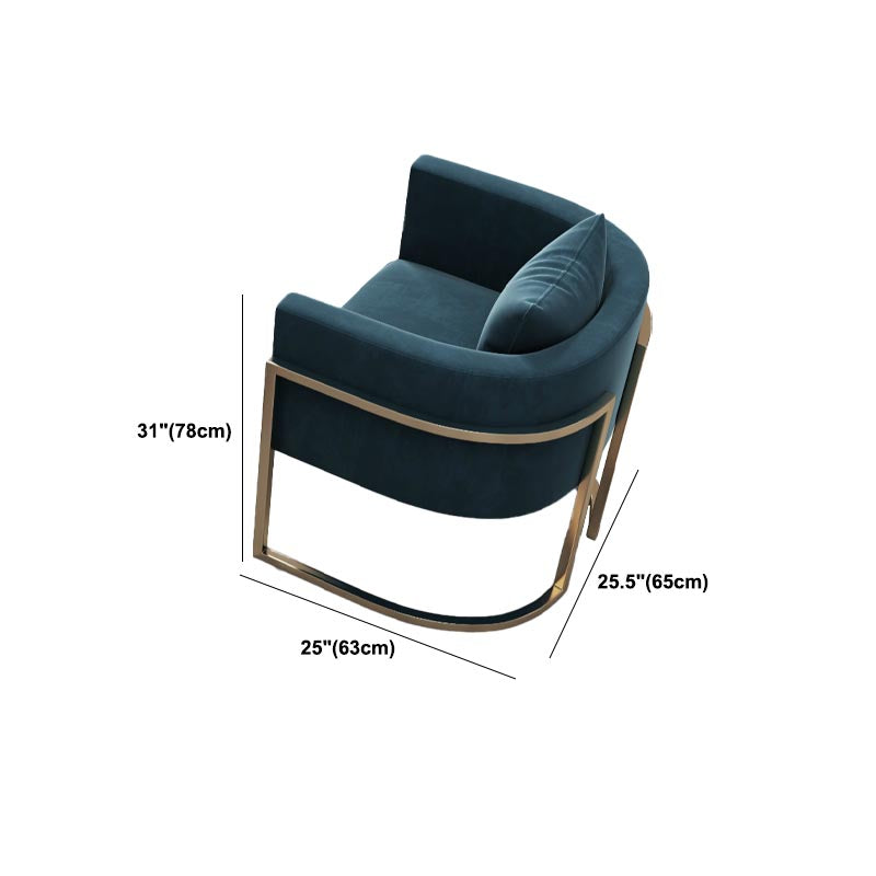 Glam Style Faux Marble Dining Set Round 1/2/3/5 Pieces Dining Set for Home Use