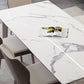 Modern 1/4/5/6 stuks rechthoek Dinerset Sintered Stone Top Dinette Table Set