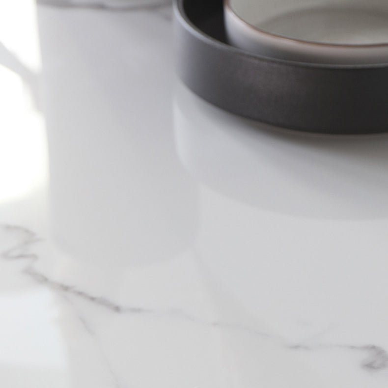 Modern 1/4/5/6 stuks rechthoek Dinerset Sintered Stone Top Dinette Table Set