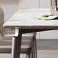 Modern 1/4/5/6 stuks rechthoek Dinerset Sintered Stone Top Dinette Table Set