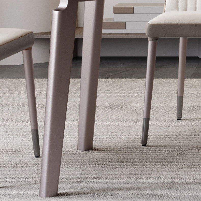 Modern 1/4/5/6 stuks rechthoek Dinerset Sintered Stone Top Dinette Table Set