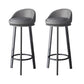 Contemporary Home Swivel Stool Matte Finish Upholstered Bar Stools