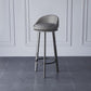 Contemporary Home Swivel Stool Matte Finish Upholstered Bar Stools