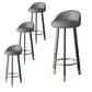 Contemporary Home Swivel Stool Matte Finish Upholstered Bar Stools